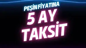 Bayrama Özel İndirim Peşin Fiyatına 5 Taksit